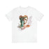Greecian Goddess in Watercolor - Short Sleeve Tee White
